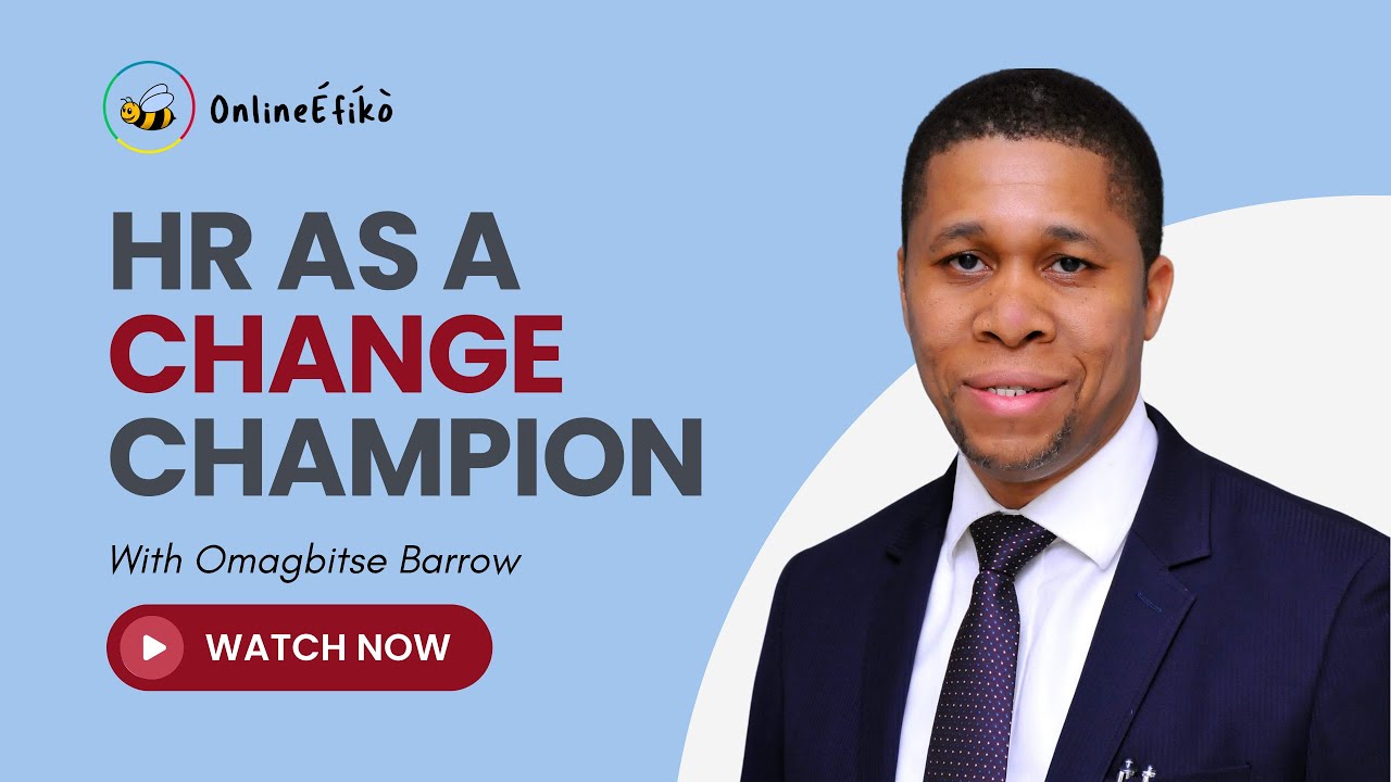 HR as a Change Manager