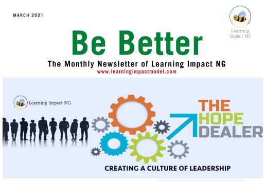 Be Better Newsletter - March 2021